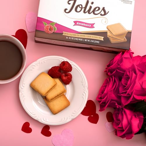 Image 7 of ChocZero Jolies Sugar Free Dark Chocolate Raspberry Cookies