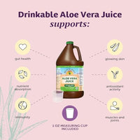 Thumbnail for Image 4 of Lily Of The Desert Aloe Vera Juice, Whole Leaf, Organic, 64 Fl Oz