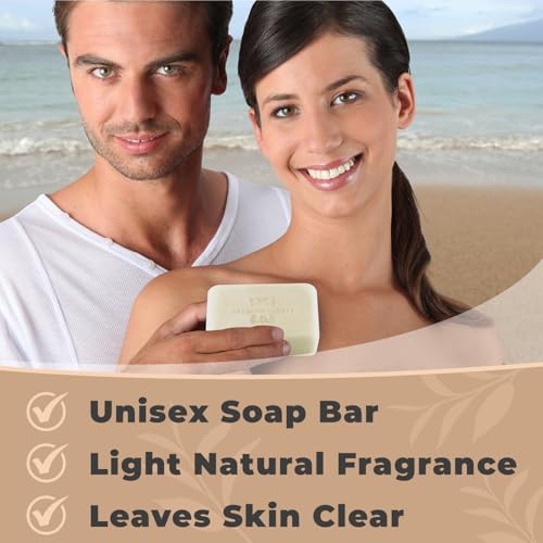 Image 5 of One With Nature Dead Sea Salt Soap Bar 4oz 3-Pack