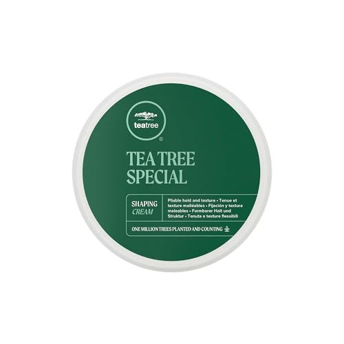 Image 1 of 3 Ounce (Pack of 1) for the product Tea Tree Shaping Cream, Hair Styling Cream, Long-Lasting Hold, Matte Finish, For All Hair Types