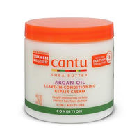 Thumbnail for Image 1 of 16 Ounce (Pack of 1) for the product Cantu Argan Oil Leave in Conditioning Repair Cream, 16 Ounce