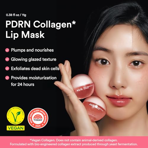 Image 2 of Abib PDRN Vegan Collagen Lip Mask Glazed Jelly 0.38 fl oz