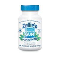 Thumbnail for Image 2 of Peppermint / 100 Count (Pack of 1) for the product Zellie's 100% Xylitol Chewing Gum