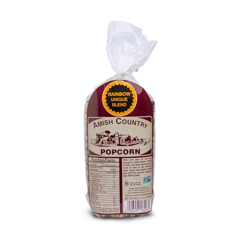 Image 3 of 1 Pound (Pack of 1) for the product Amish Country Popcorn Rainbow Popcorn Kernels