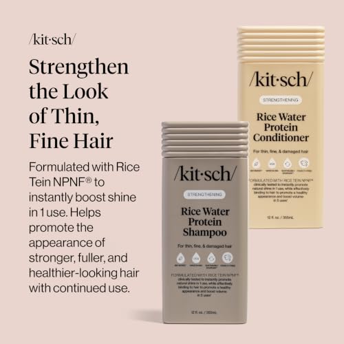 Image 5 of Kitsch Rice Water Shampoo and Conditioner Set for Hair Growth