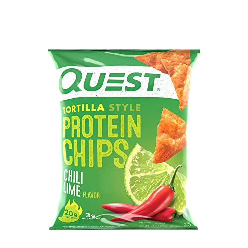 Image 2 of Quest Nutrition Tortilla Style Protein Chips, Chili Lime, 1.1 Ounce (Pack of 8)