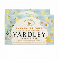 Thumbnail for Image 1 of Default Title for the product Yardley London Chamomile Flower Nourishing Baby Bar Soap 1 Bar Pack (Pack of 2)