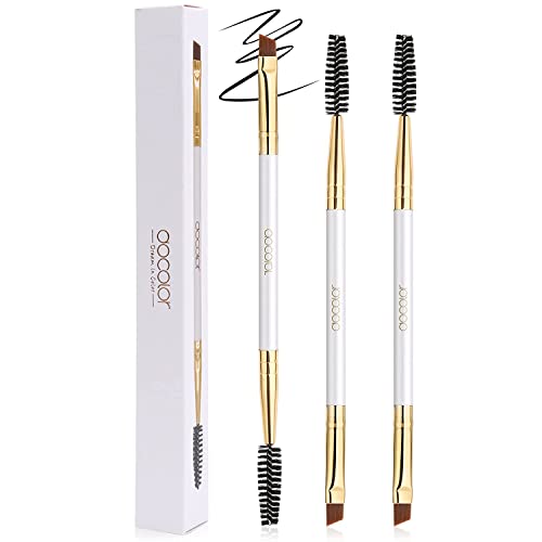 Image 1 of Default Title for the product docolor Eyebrow Brush Duo Eyebrow Spoolie 3Pcs