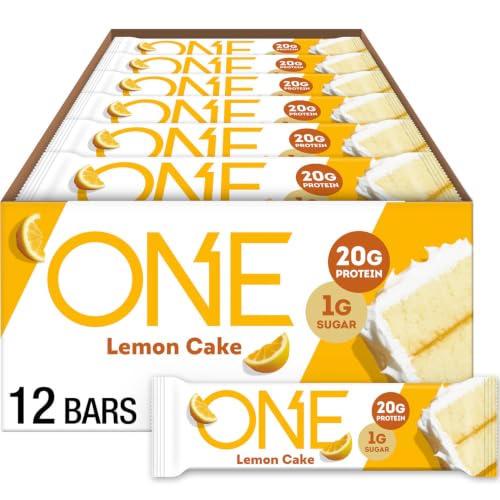 Image 1 of Default Title for the product ONE Lemon Cake Protein Bars, 20g Protein, Gluten Free Snacks,12 ct