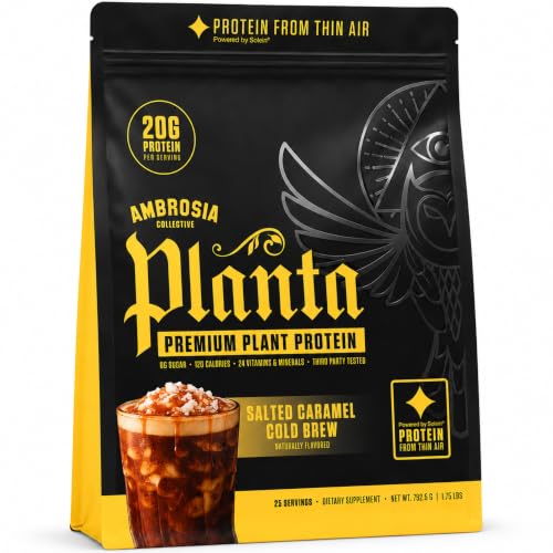 Image 12 of Salted Caramel Cold Brew for the product Ambrosia Plant Based Protein Powder