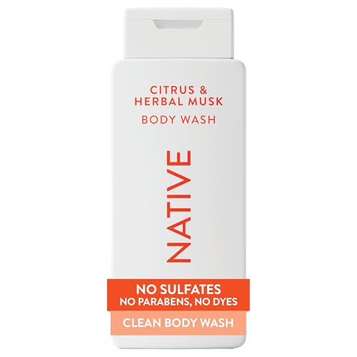 Image 1 of Default Title for the product Native Clean Body Wash for Women & Men, Citrus & Herbal Musk, 18 fl oz