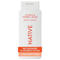 Thumbnail for Image 1 of Default Title for the product Native Clean Body Wash, Gentle & pH-balanced, 18 fl oz, Pack of 6