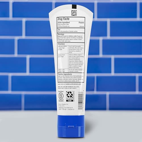 Image 3 of ACT Kids Anticavity Fluoride Toothpaste, Bubble Gum Blowout, 4.6 oz.