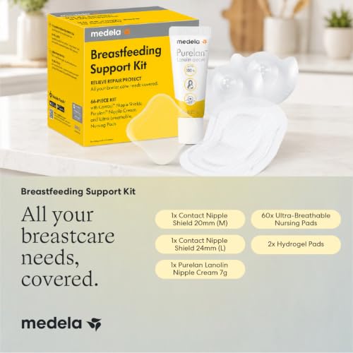 Image 3 of Medela Breastfeeding Support Kit for Nursing Moms, 66-Piece Gift Set