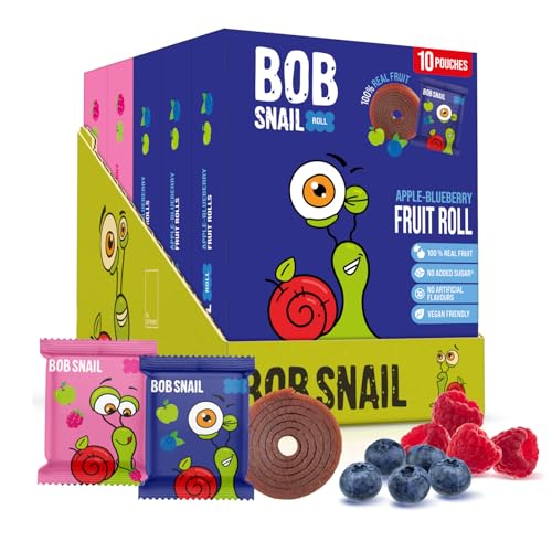 Image 8 of 50ct Blueberry & Raspberry for the product Bob Snail Fruit Rolls