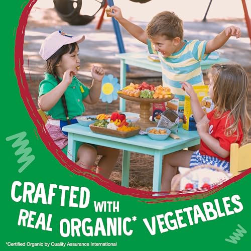Image 5 of Earth's Best Organic Kids Snacks, Sesame Street Toddler Snacks, Organic Garden Veggie Straws, .5 oz Bags, 12 Count