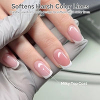 Thumbnail for Image 4 of Born Pretty Milky White Gel Top Coat No Wipe Glossy Top Coat 15ML