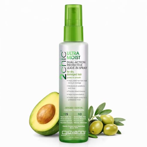 Image 1 of Default Title for the product GIOVANNI 2chic Ultra-Moist Leave-In Conditioning Styling Elixir, 4 fl oz