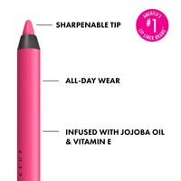 Thumbnail for NYX PROFESSIONAL MAKEUP Line Loud Lip Liner, Longwear and Pigmented Lip Pencil with Jojoba Oil & Vitamin E - Movin' Up (Bright Pink Peach)