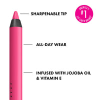 Thumbnail for NYX PROFESSIONAL MAKEUP Line Loud Lip Liner, Longwear and Pigmented Lip Pencil with Jojoba Oil & Vitamin E - Movin' Up (Bright Pink Peach)