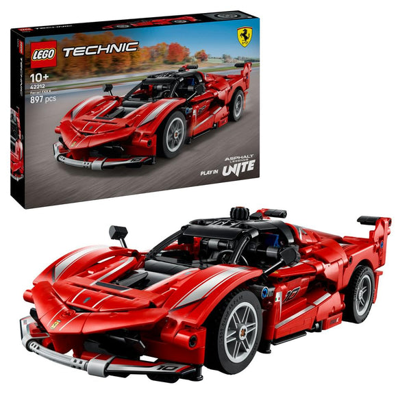 LEGO Technic Ferrari FXX K, 42212, Toy, Building Blocks, Birthday, Present, Vehicles, Cars, Mini Cars, Figures, Goods, for Boys, Girls, Children, Ages 10, 11, 12, Elementary School Students