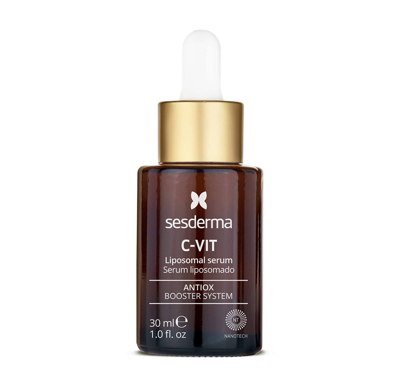 Sesderma C-VIT Radiance Serum with Vitamin C, Brightens, Hydrates & Fights Signs of Aging, Antioxidant Formula, 1.0 fl oz