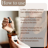 Thumbnail for Cyperus Rotundus Oil for Hair Removal 2 PACKS – 100% Pure Natural Cyprus Oil – Organic Herbal Cypress Root Extract for Smooth Skin, Reducing Body Hair Growth, Ingrown Hair & Nourishment – 60ml