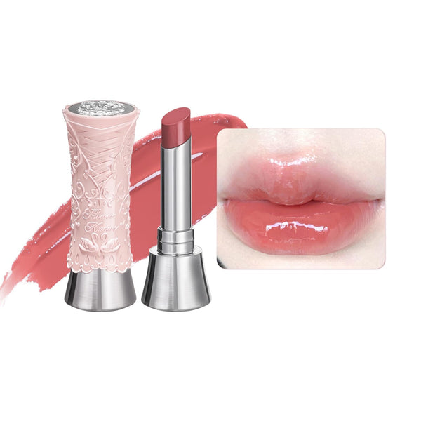 Flower Knows [GIFT] Swan Ballet Shine Lipstick,Hydrating Solid Lip Gloss,Moisturizing Nude peachy Tinted Lip Balm-Long Lasting Lip Gloss in Balm for Girls&Women,(B03 Sweet Heart)
