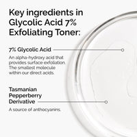 Thumbnail for The Ordinary Glycolic Acid 7% Exfoliating Toner, Brightening and Smoothing Daily Toner for More Even-Looking Skin Tone, 8.1 Fl Oz