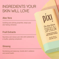 Thumbnail for Pixi On-the-Glow SuperGlow | Shade GildedGold | Hydrating Highlighter Stick with Ginseng, Aloe Vera & Fruit Extracts | For Cheeks & Brow Bones | 19g / 0.6oz | Paraben-Free Luminous Natural Highlight