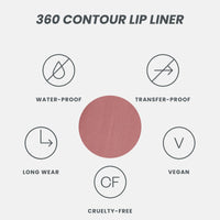 Thumbnail for Wonderskin Lip Liner Pencil - 360 Contour Lipliner, Long Lasting, Sharpenable, Waterproof and Transfer-Proof Nude Lip Liner Pencil (Blush)