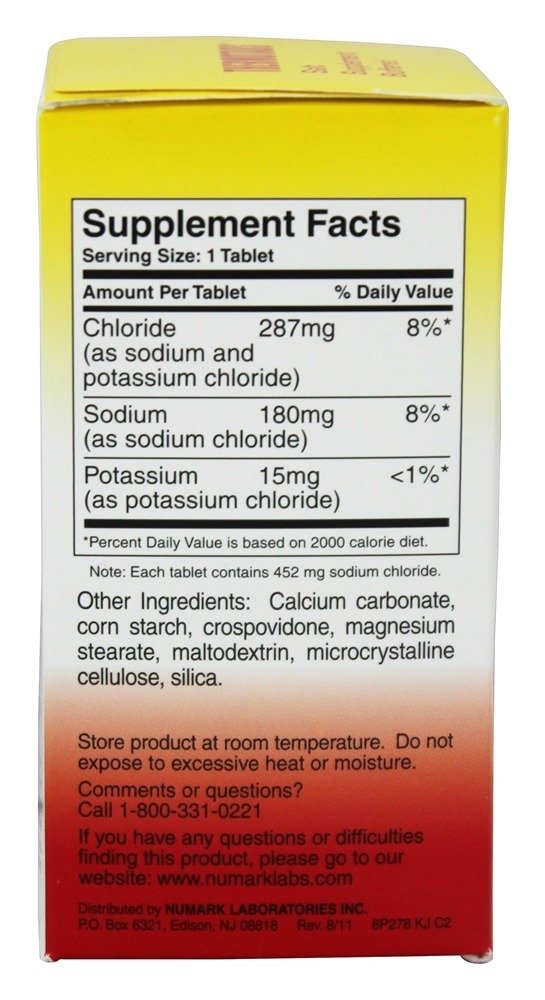 Thermotabs Salt Supplement, Buffered, 100 Tablets
