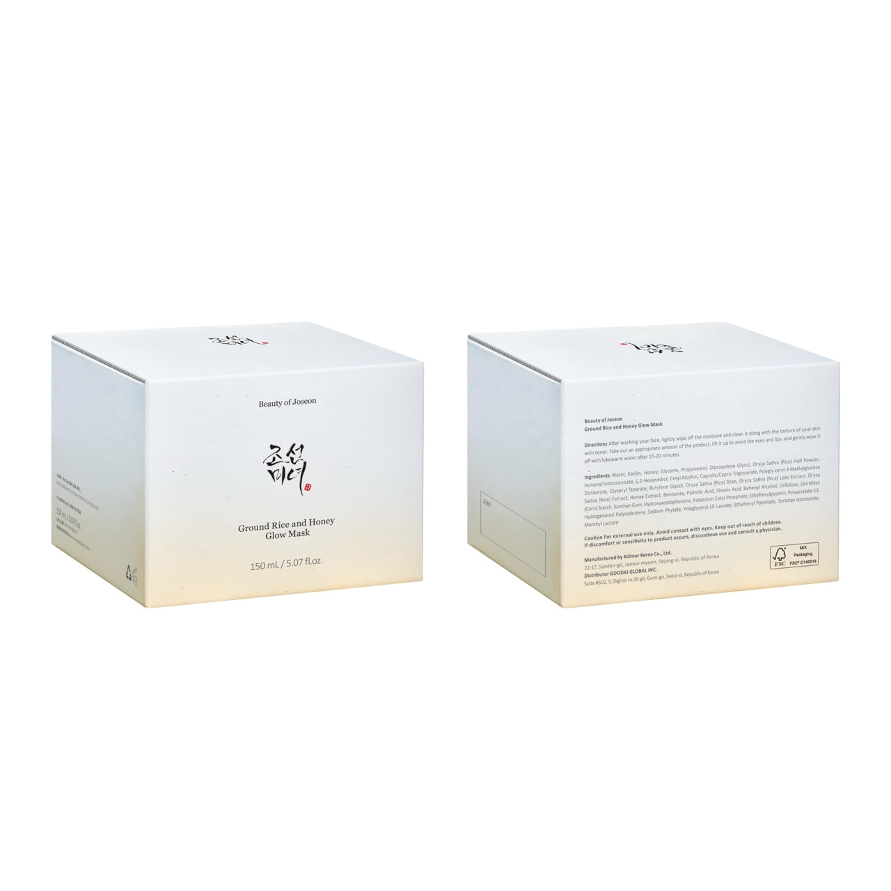 Beauty of Joseon Ground Rice and Honey Glow Mask Pore Sebum Care for Dry Sensitive Skin Korean Skin Care 150ml, 5.07 fl.oz