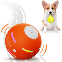 Thumbnail for PetDroid Interactive Dog Toys Dog Ball, [Newly Upgraded] Durable Motion Activated Automatic Rolling Ball Toys for/Small/Medium/Large Dogs,USB Rechargeable(Orange)