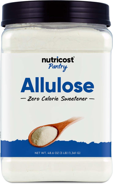 Nutricost Allulose Sweetener (3 LB) - 0 Calorie, Low Carb, KETO, Natural Sugar Alternative, Crystalline Powder