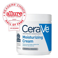 Thumbnail for CeraVe Moisturizing Cream, Body and Face Moisturizer for Dry Skin, Body Cream with Hyaluronic Acid and Ceramides, Daily Moisturizer, Oil-Free, Fragrance Free, Non-Comedogenic, 19 Ounce