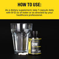 Thumbnail for Primaforce DIM Supplement (Diindolylmethane) 300mg, 60 Capsules