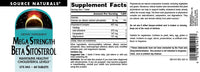 Thumbnail for Source Naturals Mega Strength Beta Sitosterol 375mg - 60 Tablets