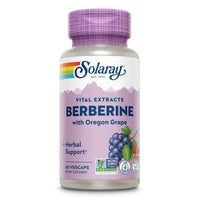 Thumbnail for SOLARAY Berberine 250mg - Berberine Supplement for a Healthy, Active Lifestyle - with Berberine HCl from Indian Barberry Plus Oregon Grape - Vegan, Non-GMO, 60-Day Guarantee - 60 Servings, 60 VegCaps
