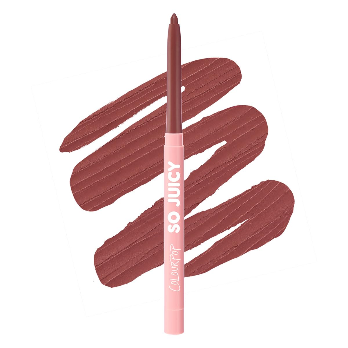 ColourPop So Juicy Plumping Lip Liner with Peptides - Long Lasting Lip Liner for Visibly Plumped & Shaped Lips - Enriched with Smoothing Ceramides & Peppermint - ETA (0.01 oz)