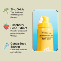 Thumbnail for Bubble Skincare Solar Mate Mineral Face Sunscreen Broad Spectrum SPF 40 - Zinc Oxide Sunscreen with Blue Light Protection & Ginseng Extract - Sheer, Lightweight Coverage With No White Cast (50ml)
