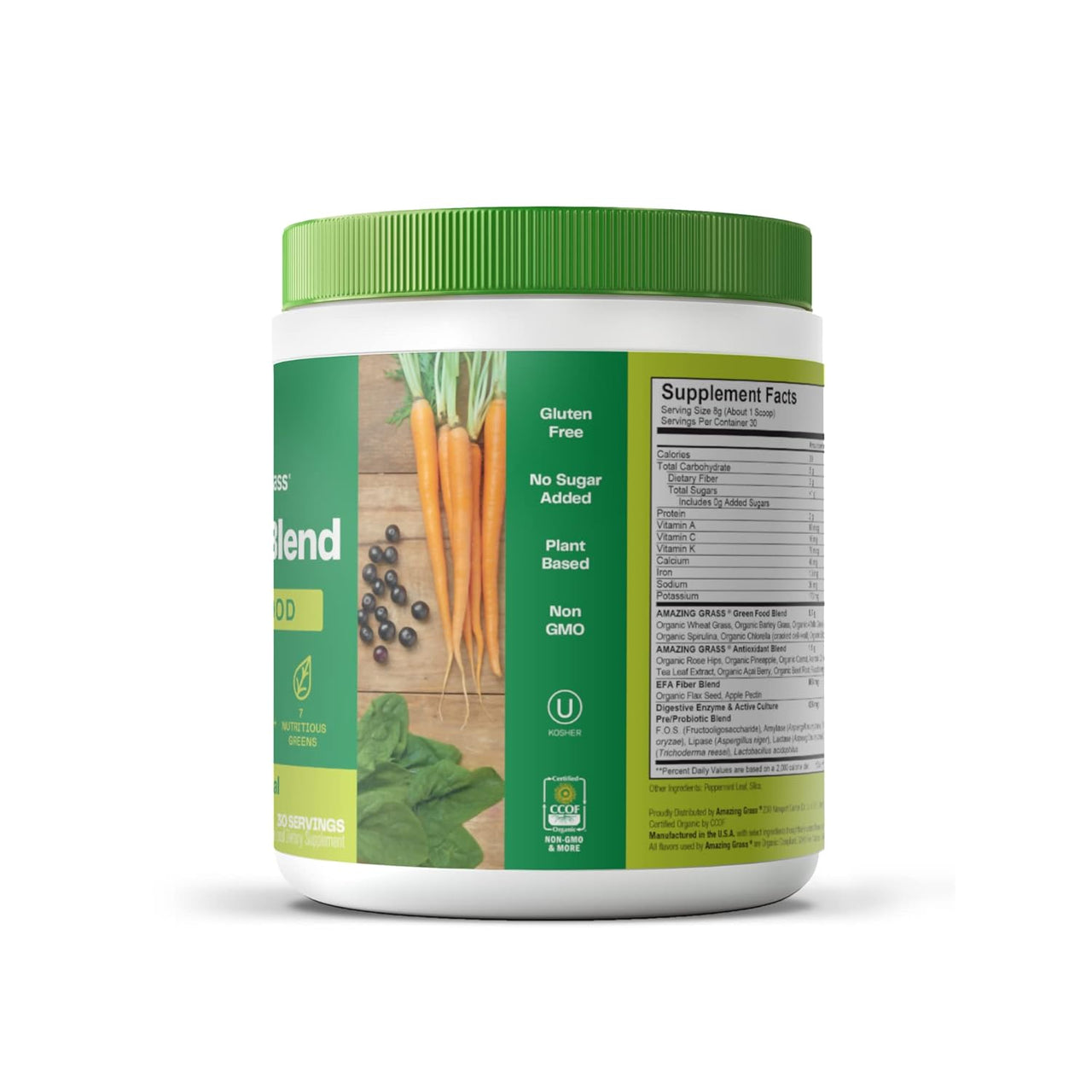 Amazing Grass, Greens Blend, Superfood, The Original, 8.5 oz (240 g)