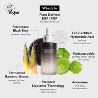 Thumbnail for Haruharu Wonder Black Rice Botanical 2GF Ampoule 1 fl.oz / 30ml | Facial Serum, EGF Serum, Anti-Aging Serum, Wrinkle Care | Cruelty Free, EWG-Green