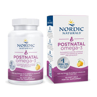 Thumbnail for Nordic Naturals Postnatal Omega-3, Lemon - 60 Soft Gels - 1120 Total Omega-3 + 1000 IU Vitamin D3 - Formulated for New Moms; Supports Optimal Wellness, Positive Mood, Healthy Metabolism - 30 Servings