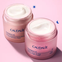 Thumbnail for Caudalie Resveratrol-Lift Retinol Alternative Firming Night Cream Moisturizer, Refillable Jar - 50 mL