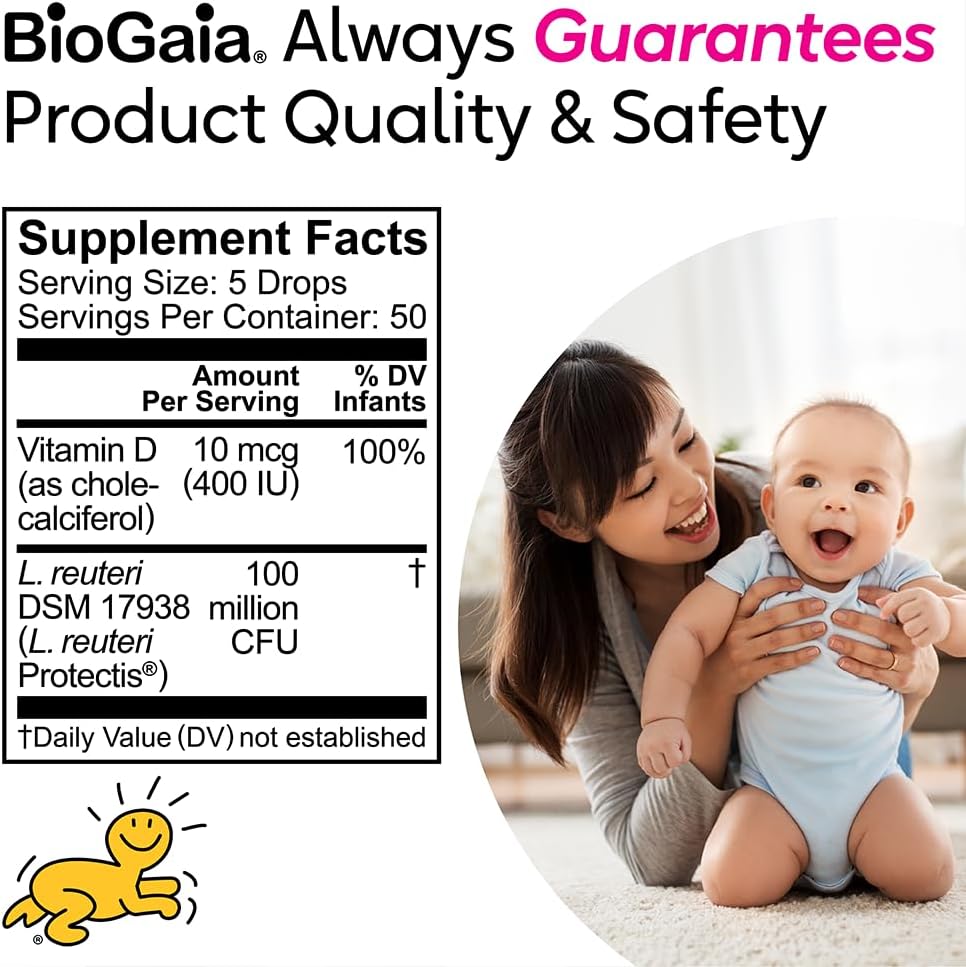 BioGaia Baby Probiotic Drops with Vitamin D3