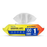 Thumbnail for earthbath, Mango Tango Grooming Wipes - Dog Wipes for Paws and Butt, Best Pet Wipes for Dogs & Cats, Made in USA, Cruelty-Free Dog Cleaning Wipes, Removes Dirt & Dander - 100 Count (1 Pack)