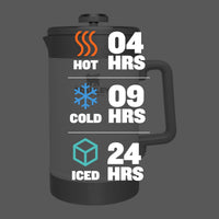 Thumbnail for STANLEY Classic Stay-Hot French Press Coffee Maker 48 oz | 5 Minute Brew, 4 Hours Hot | Mesh Filter for Coffee Grounds | Insulated Stainless Steel French Press | BPA-Free | Polar