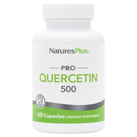 Thumbnail for NaturesPlus PRO Quercetin 500 mg - 60 Capsules - Promotes Free Radical Protection & Supports Healthy Immune Response - Non-GMO, Vegan & Gluten Free - 60 Servings