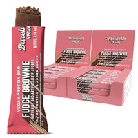 Thumbnail for Image 1 of Default Title for the product BAREBELLS Vegan Protein Bars Fudge Brownie, 24-Pack
